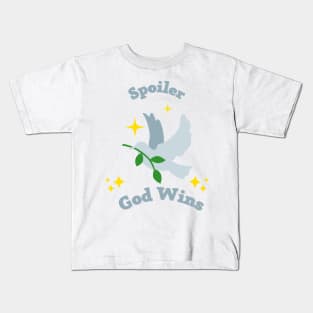 Spoiler God Wins Kids T-Shirt